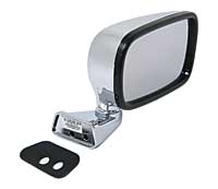 Hdwr for 74-80 MGB on right pass side MGB "TEX" Brand DOOR "convex" MIRROR