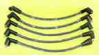 Sprite/Midget Classic Mini spark plug wire set with 90 degree ends