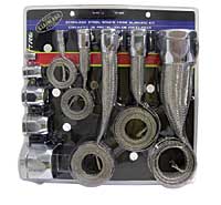 Sprite/Midget Classic Austin Mini steel braided cooling hose cover kit