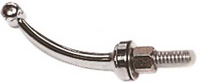 Sprite/Midget Classic Mini Tex chrome curved mirror arm - spring loaded                       