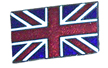 Sprite/Midget PIN BRITISH FLAG