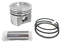 Sprite/Midget Russell engineering 73mm dished piston set with rings & pins , Sprite,MG Midget