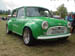 Green Mini Cooper with Fortech Flares
