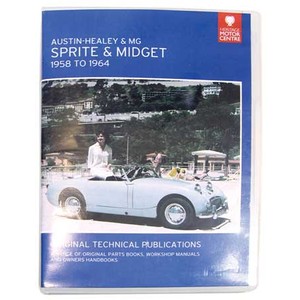 TECHNICAL PUBLICATIONS ON CD ROM '58 - 64 SPRITE & MIDGET Mini Cooper