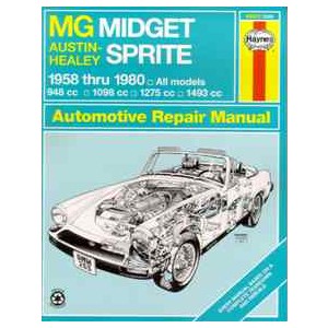 HAYNES SPRITE & MIDGET 1958-1980 REPAIR MANUAL Mini Cooper