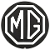 Steering Boss MG Logo Badge Black & Silver | MG Midget
